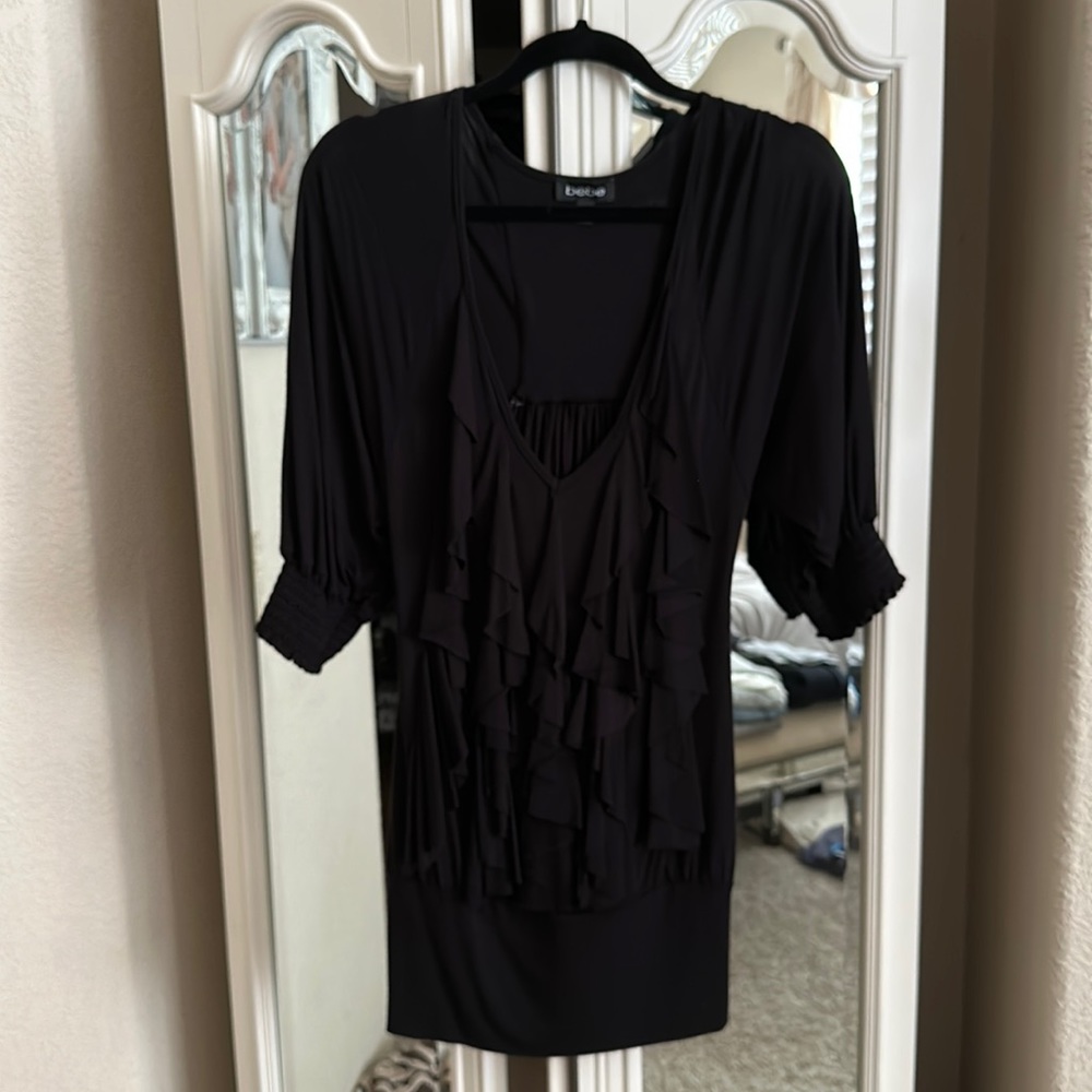 Bebe black mini dress